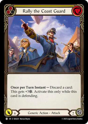 Rally the Coast Guard (Yellow) [SEA224] (High Seas)