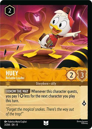 Huey - Reliable Leader (Foil) (3/204) [Reign of Jafar] (ONLINE ORDER ONLY)