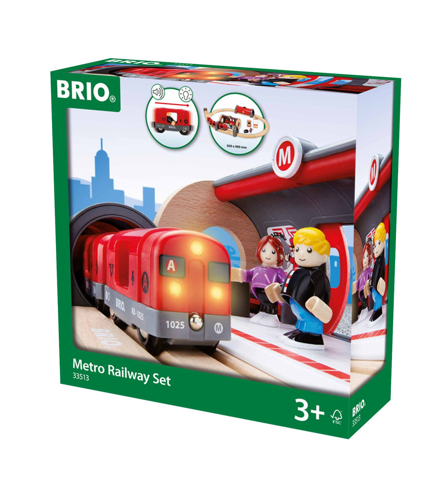 Brio: Metro Railway Set (ONLINE ORDER ONLY)