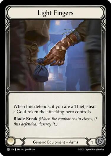 Light Fingers (Treasure) [SEA184] (High Seas)  Cold Foil