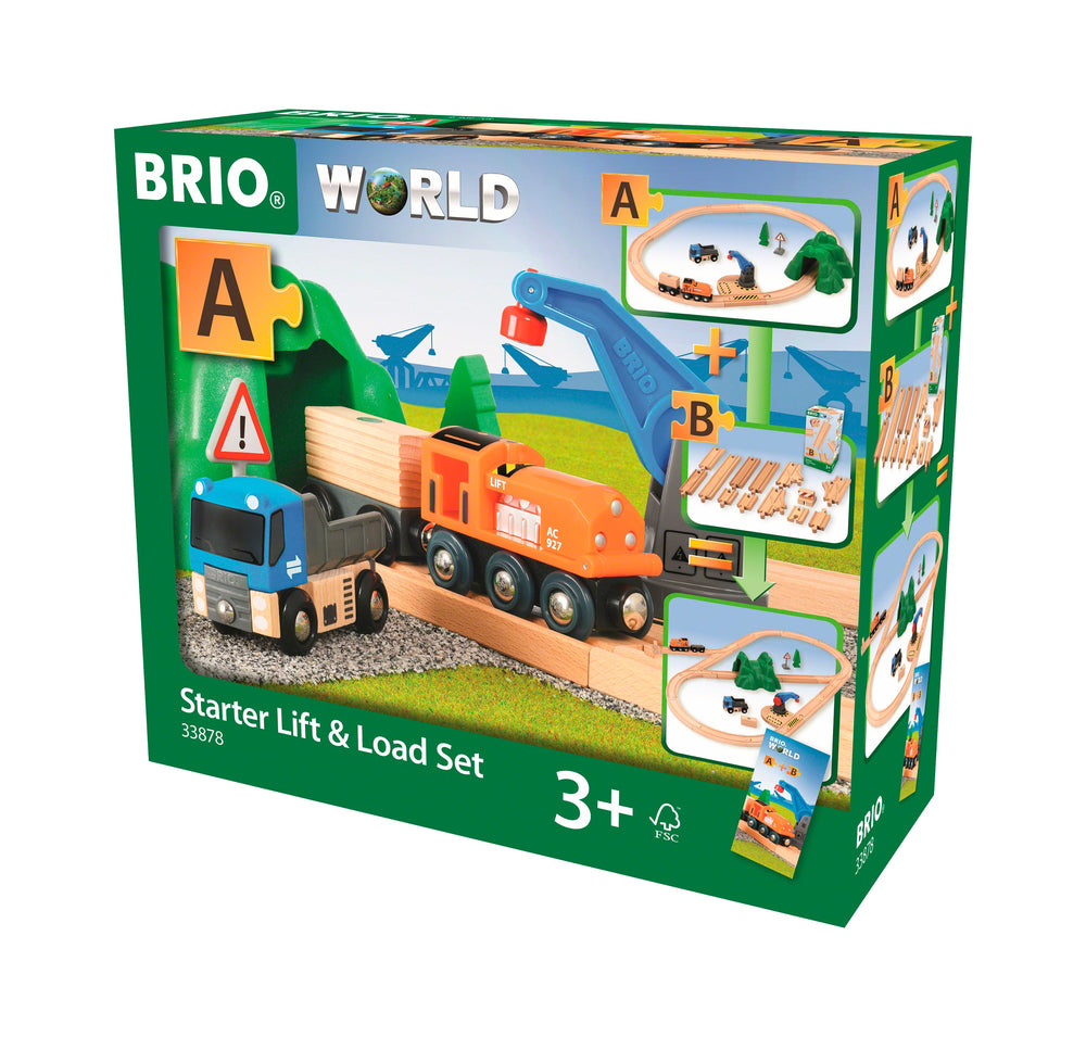 Brio: Starter Lift & Load Train Set (ONLINE ORDER ONLY)