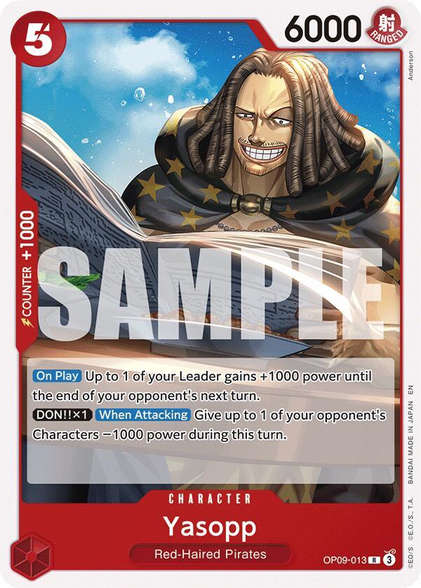 Yasopp (Reprint) [Starter Deck: Red Shanks] (ONLINE ORDER ONLY)