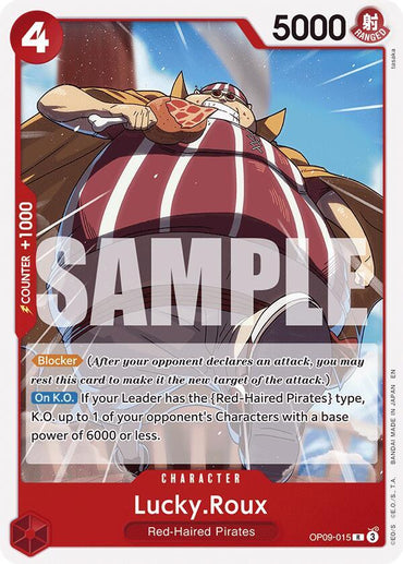 Lucky.Roux (Reprint) [Starter Deck: Red Shanks] (ONLINE ORDER ONLY)