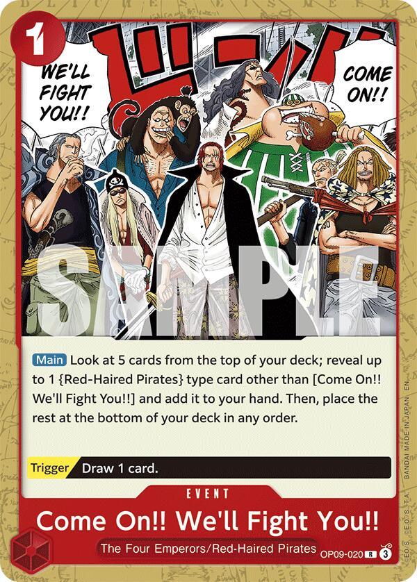 Come On!! We'll Fight You!! (Reprint) [Starter Deck: Red Shanks] (ONLINE ORDER ONLY)