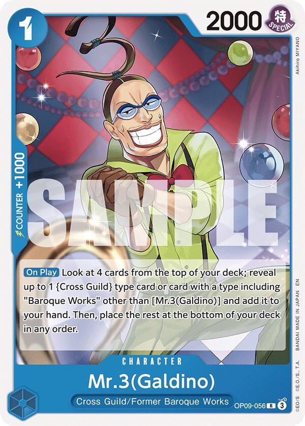 Mr.3(Galdino) (Reprint) [Starter Deck: Blue Buggy] (ONLINE ORDER ONLY)