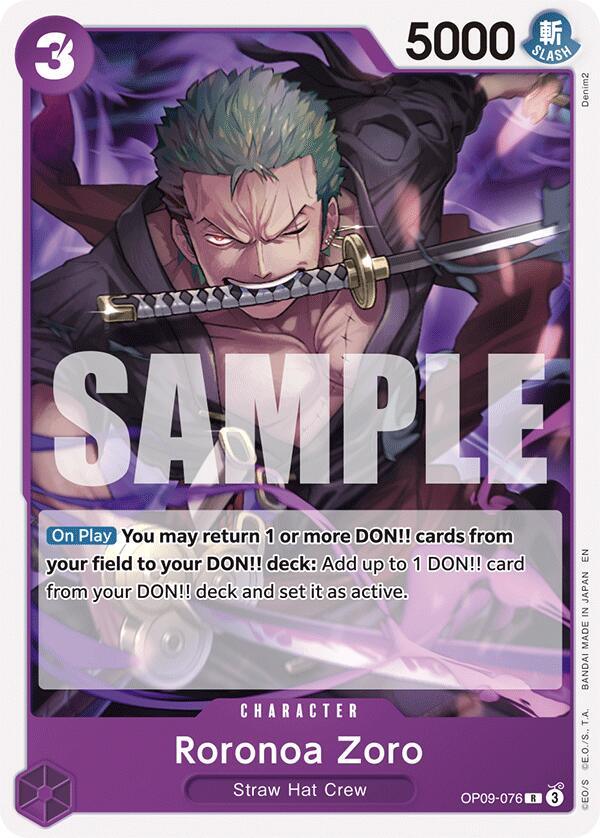 Roronoa Zoro (Reprint) [Starter Deck: Purple/Black Monkey.D.Luffy] (ONLINE ORDER ONLY)