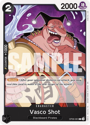 Vasco Shot (Reprint) [Starter Deck: Black Marshall.D.Teach] (ONLINE ORDER ONLY)