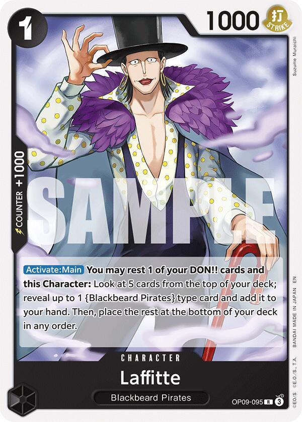 Laffitte (Reprint) [Starter Deck: Black Marshall.D.Teach] (ONLINE ORDER ONLY)