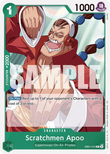 Scratchmen Apoo (Reprint) [Starter Deck: GREEN Jewelry Bonney] (ONLINE ORDER ONLY)