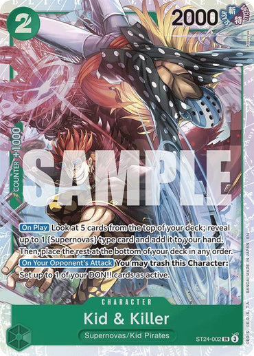 Kid & Killer [Starter Deck: GREEN Jewelry Bonney] (ONLINE ORDER ONLY)