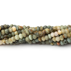 4mm Cat's Eye Quartz Faceted Rondelle 12.5 inches 112 Beads (ONLINE ORDER ONLY)