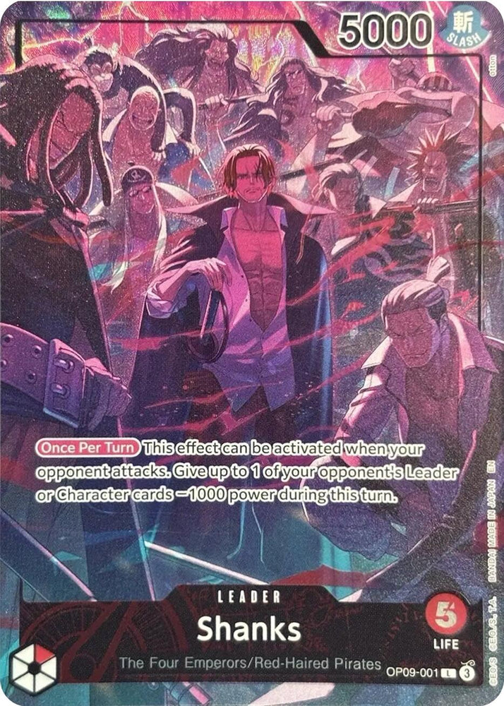 Shanks (English Version 2nd Anniversary Set) [One Piece Promotion Cards]