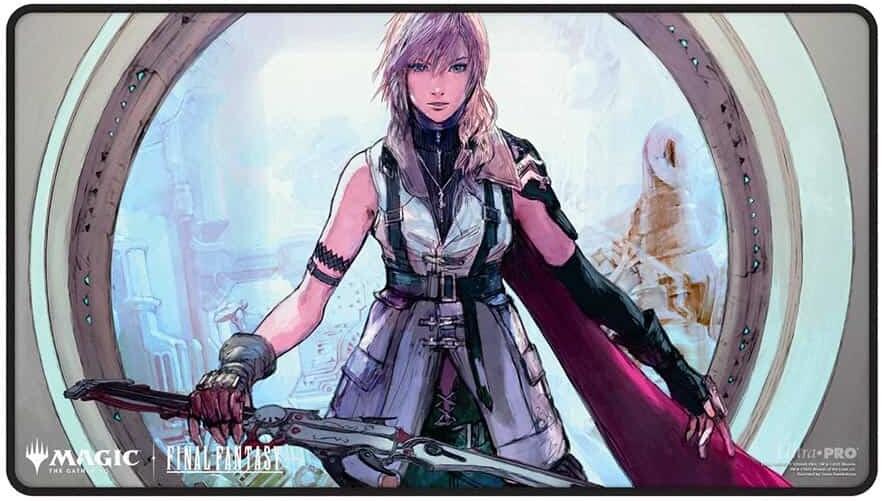 Ultra PRO: Black Stitched Playmat - FINAL FANTASY (Premium W) (ONLINE ORDER ONLY)