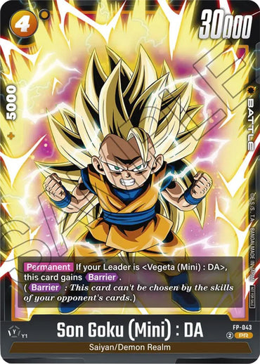 Son Goku (Mini) : DA - FP-043 [Fusion World Promotion Cards] (ONLINE ORDER ONLY)
