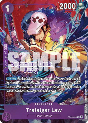Trafalgar Law (ST-23 - ST-28 Beginners Deck Party) [Winner] [One Piece Promotion Cards] (ONLINE ORDER ONLY)