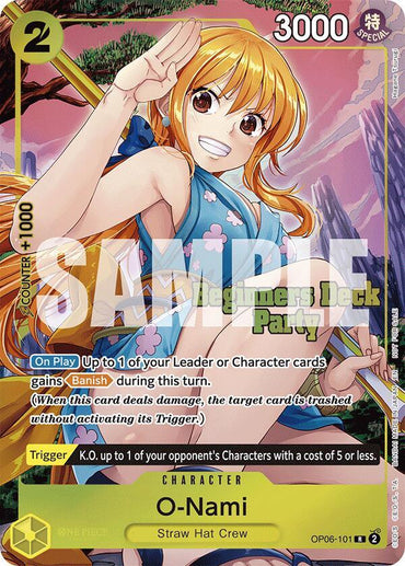 O-Nami (ST-23 - ST-28 Beginners Deck Party) [Winner] [One Piece Promotion Cards] (ONLINE ORDER ONLY)