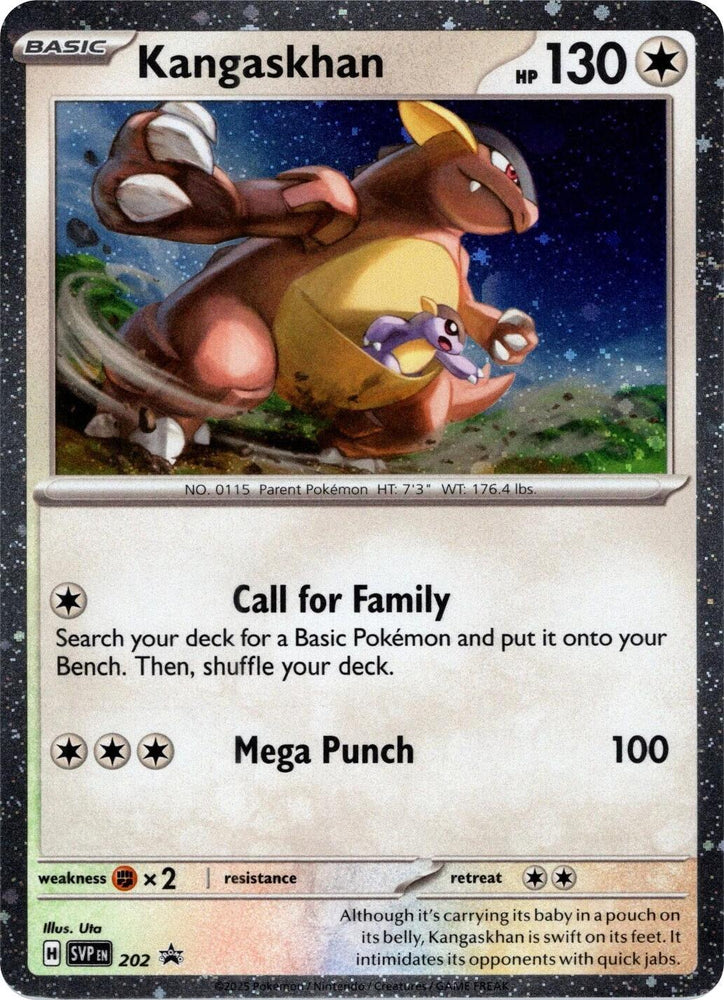Kangaskhan (202) (Cosmos Holo) [Scarlet & Violet: Black Star Promos] (ONLINE ORDER ONLY)