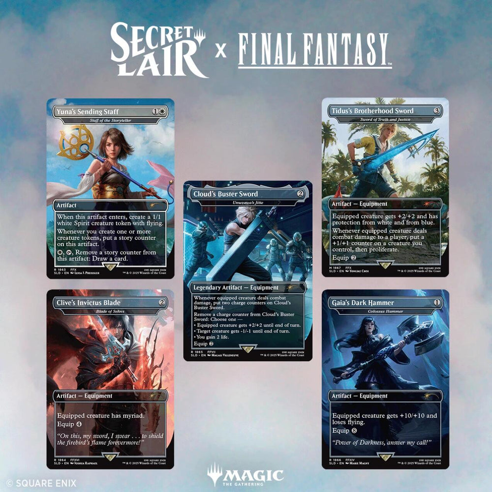 Secret Lair x FINAL FANTASY: Weapons - Non-Foil Edition [SLD] (ONLINE ORDER ONLY)