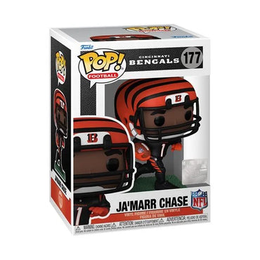 NFL Bengals Ja'Marr Chase Funko Pop! Vinyl Figure #177 (ONLINE ORDER ONLY)