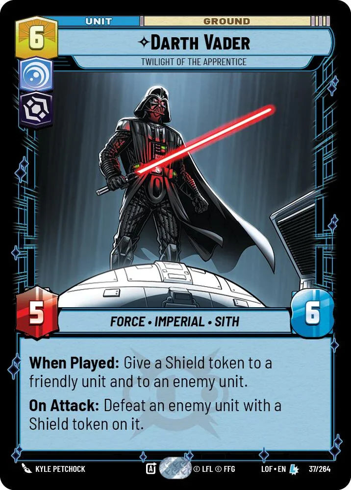 Darth Vader - Twilight of the Apprentice (37/264) (37/264) [Legends of the Force] (ONLINE ORDER ONLY)