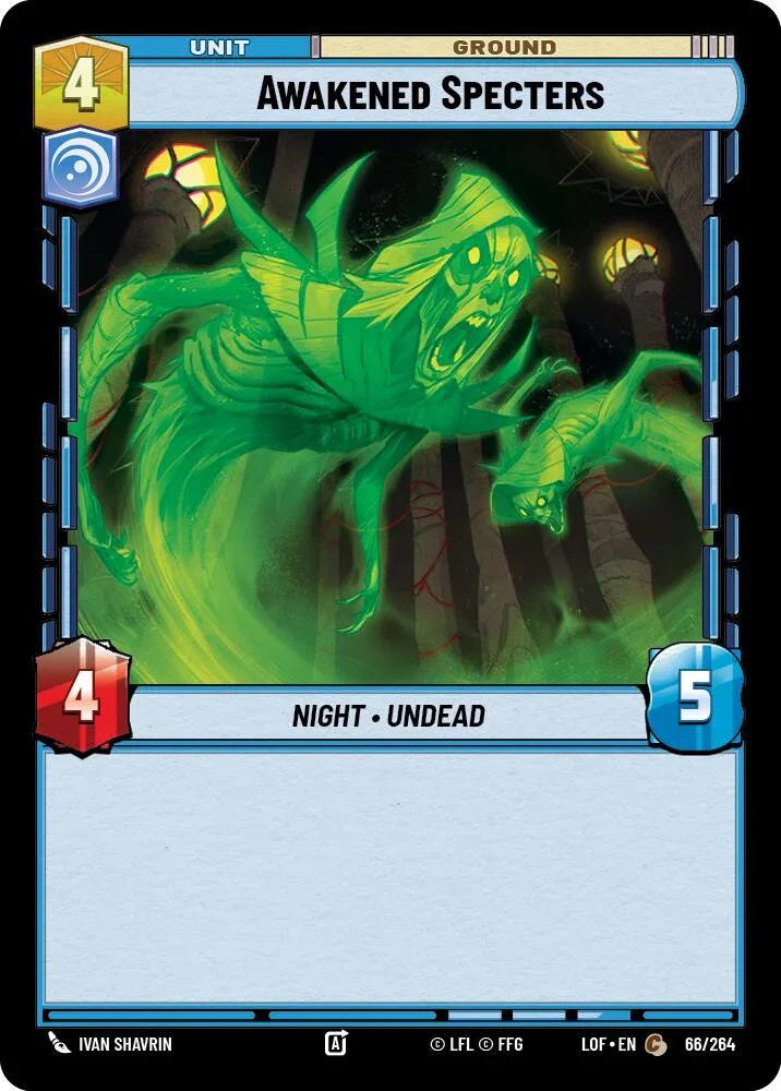 Awakened Specters (66/264) (66/264) [Legends of the Force] (ONLINE ORDER ONLY)
