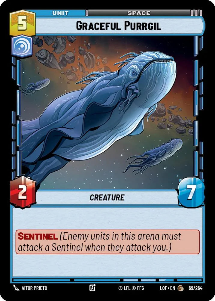 Graceful Purrgil (69/264) (69/264) [Legends of the Force] (ONLINE ORDER ONLY)