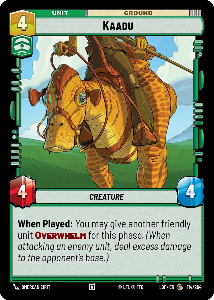 Kaadu (114/264) (114/264) [Legends of the Force] (ONLINE ORDER ONLY)