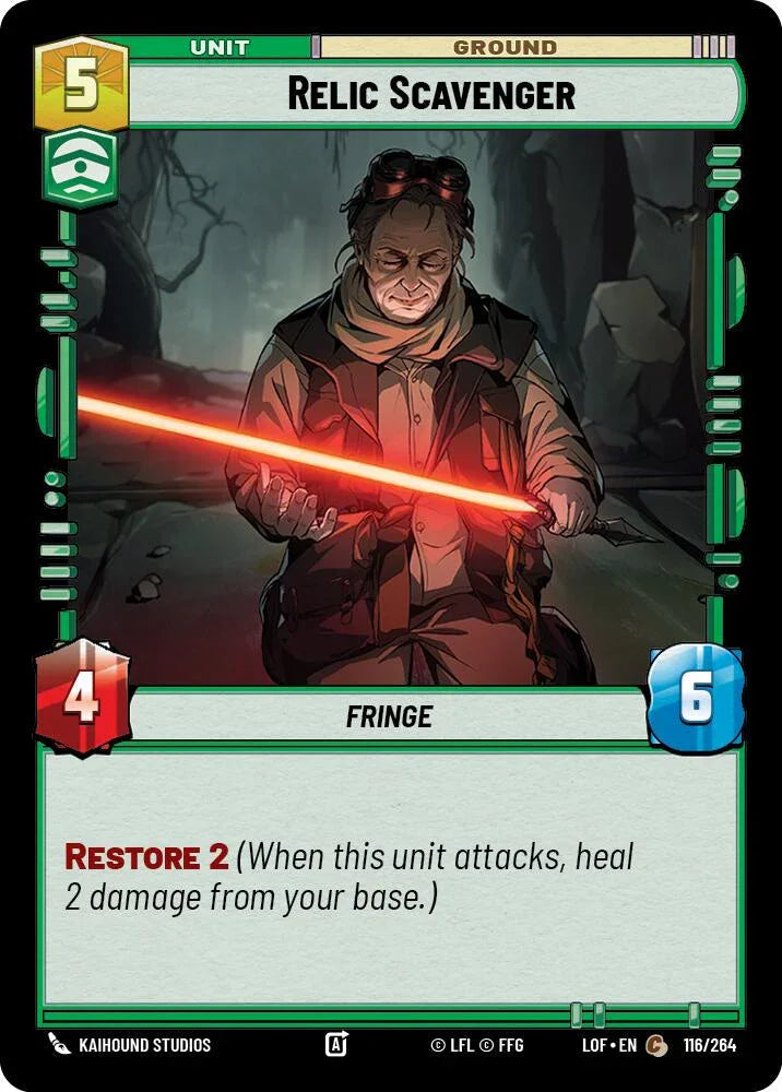 Relic Scavenger (116/264) (116/264) [Legends of the Force] (ONLINE ORDER ONLY)