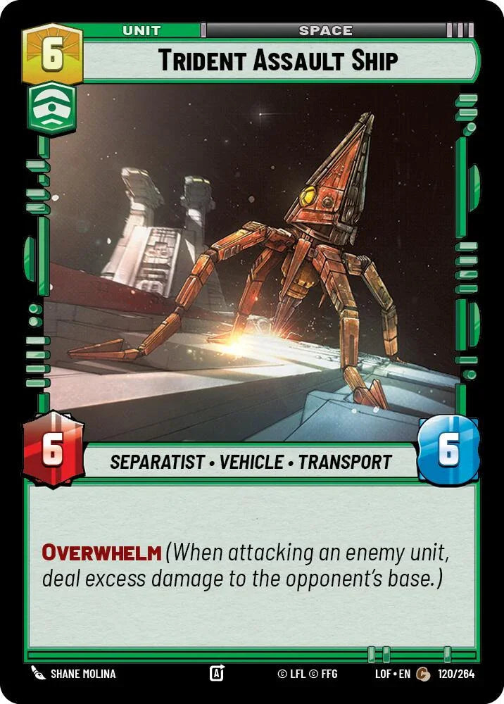 Trident Assault Ship (120/264) (120/264) [Legends of the Force] (ONLINE ORDER ONLY)