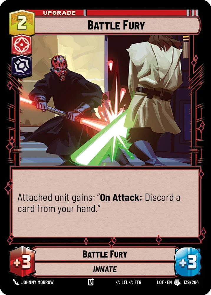 Battle Fury (139/264) (139/264) [Legends of the Force] (ONLINE ORDER ONLY)