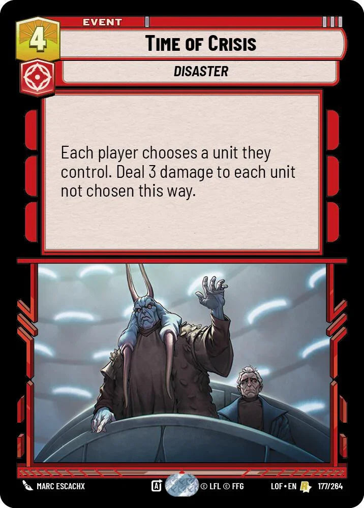 Time of Crisis (177/264) (177/264) [Legends of the Force] (ONLINE ORDER ONLY)