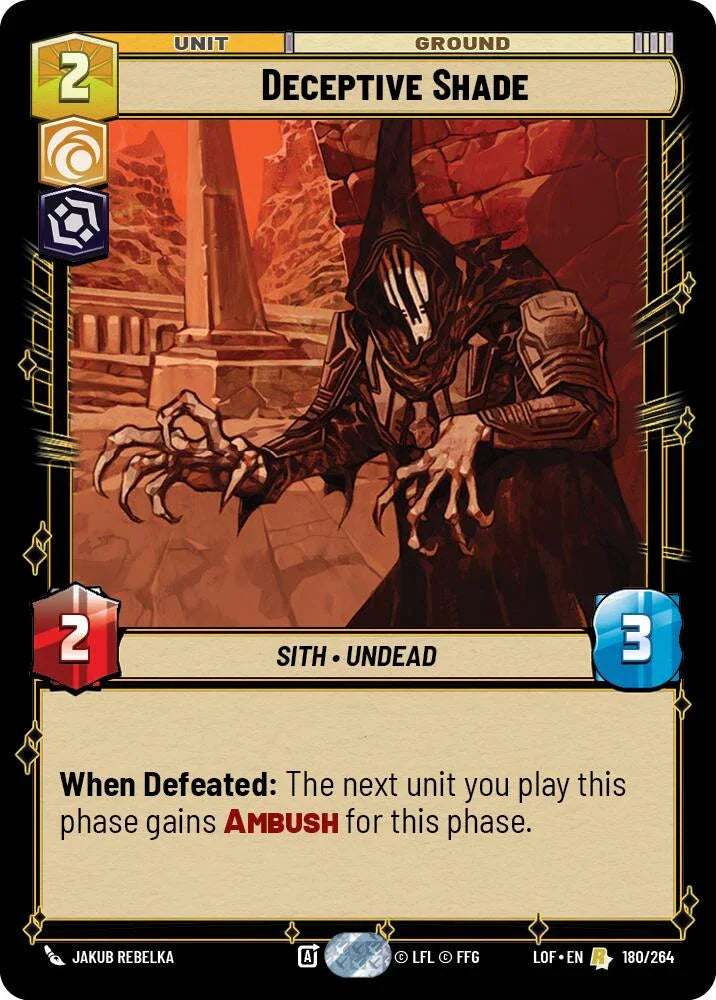 Deceptive Shade (180/264) (180/264) [Legends of the Force] (ONLINE ORDER ONLY)
