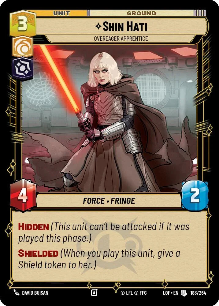 Shin Hati - Overeager Apprentice (183/264) (183/264) [Legends of the Force] (ONLINE ORDER ONLY)