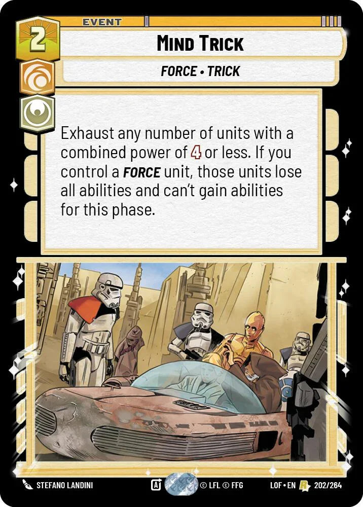 Mind Trick (202/264) (202/264) [Legends of the Force] (ONLINE ORDER ONLY)