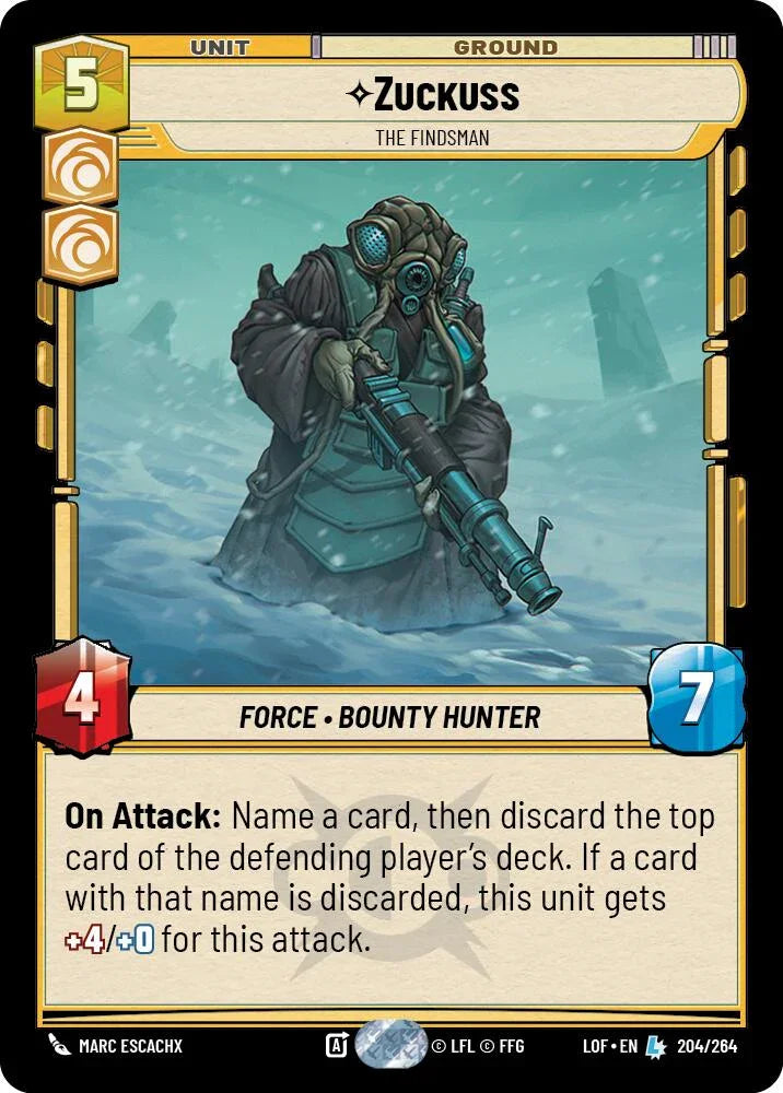 Zuckuss - The Findsman (204/264) (204/264) [Legends of the Force] (ONLINE ORDER ONLY)