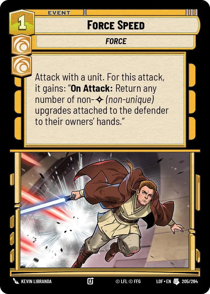 Force Speed (205/264) (205/264) [Legends of the Force] (ONLINE ORDER ONLY)