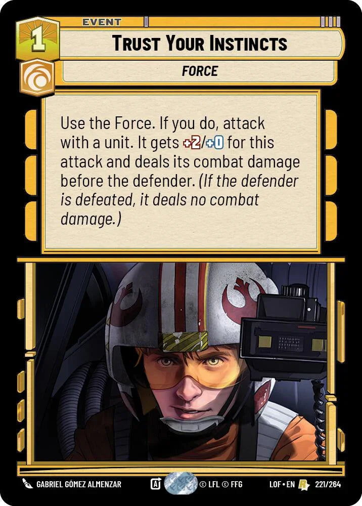 Trust Your Instincts (221/264) (221/264) [Legends of the Force] (ONLINE ORDER ONLY)