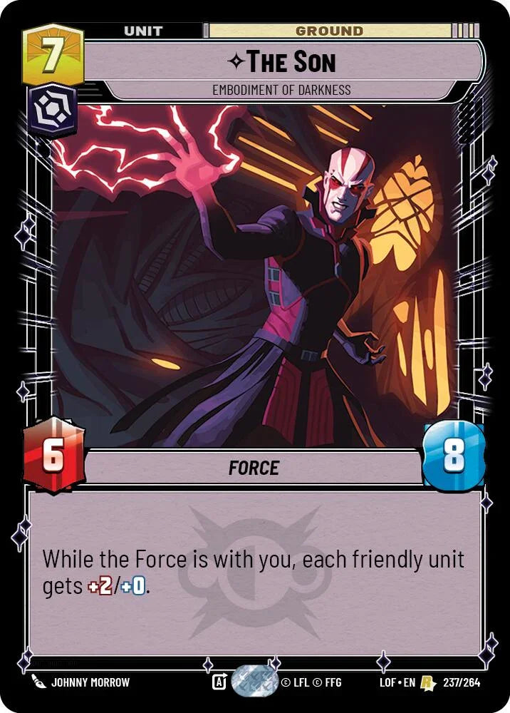 The Son - Embodiment of Darkness (237/264) (237/264) [Legends of the Force] (ONLINE ORDER ONLY)
