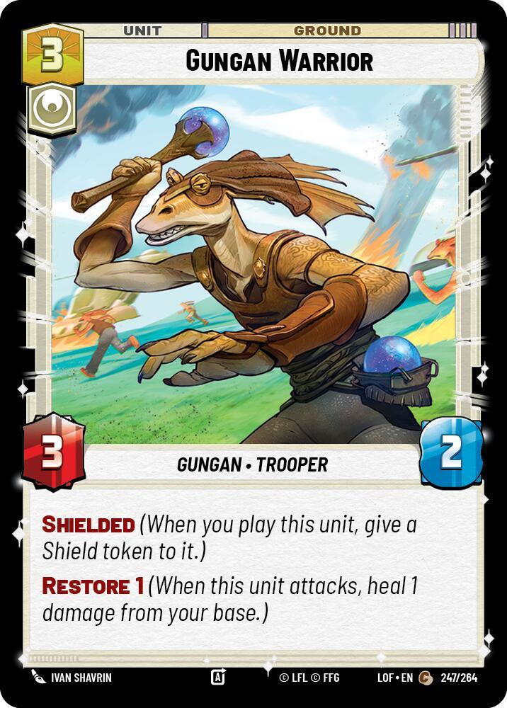 Gungan Warrior (247/264) (247/264) [Legends of the Force] (ONLINE ORDER ONLY)