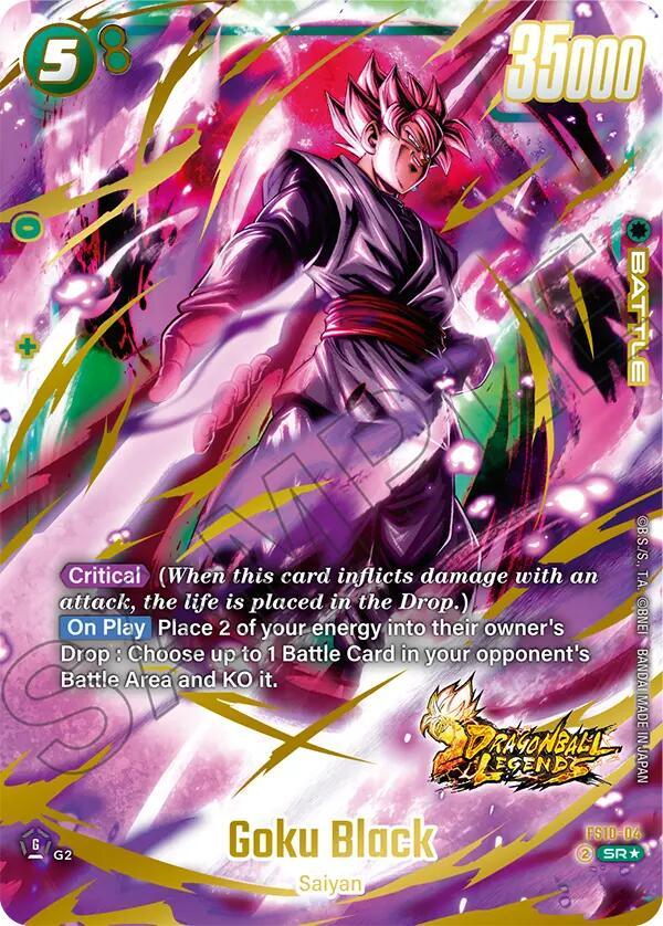 Goku Black (Bonus Pack Alternate Art) [Starter Deck: Giblet] (ONLINE ORDER ONLY)