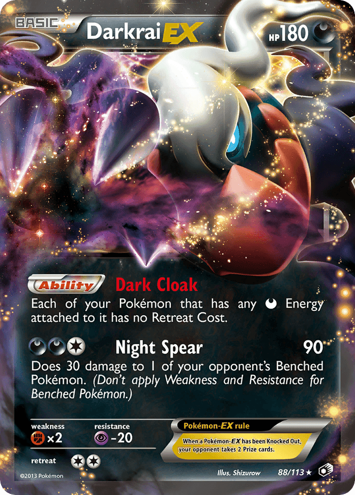 Darkrai EX (88/113) [Black & White: Legendary Treasures] (Online Only)