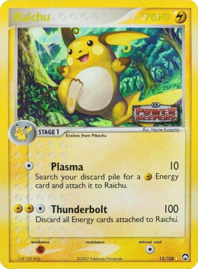 Raichu (12/108) (Stamped) [EX: Power Keepers] (Online Only)