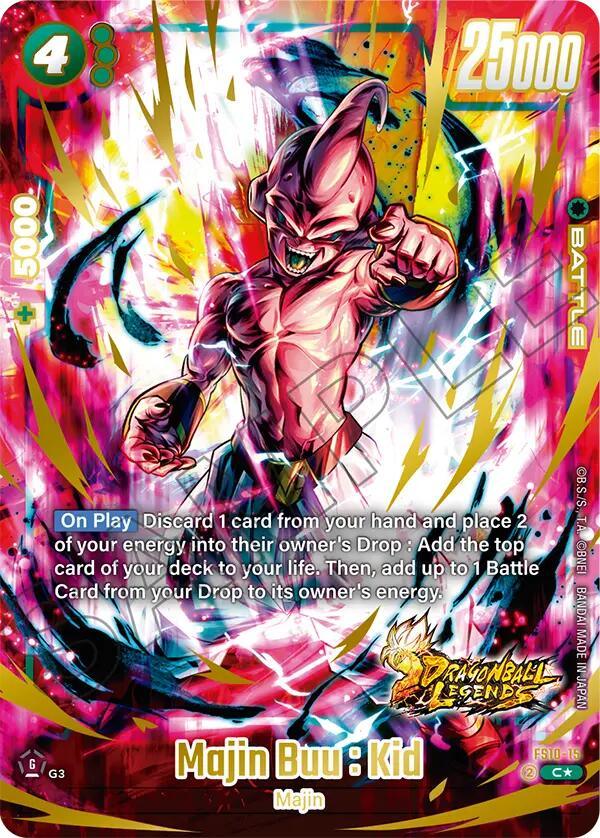 Majin Buu : Kid (Bonus Pack Alternate Art) [Starter Deck: Giblet] (ONLINE ORDER ONLY)