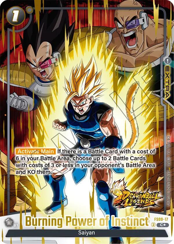Burning Power of Instinct (Bonus Pack Alternate Art) [Starter Deck: Shallot] (ONLINE ORDER ONLY)