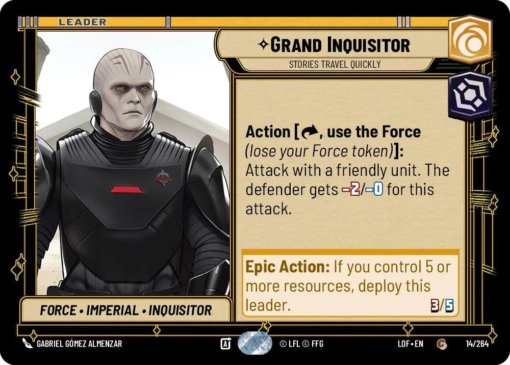 Grand Inquisitor - Stories Travel Quickly (014/264) (014/264) [Legends of the Force] (ONLINE ORDER ONLY)