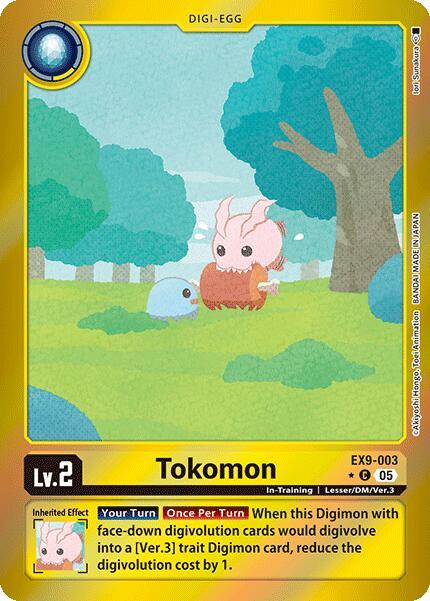 Tokomon [EX9-003] (Limited Foil) [Versus Monsters] (ONLINE ORDER ONLY)