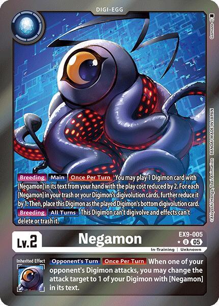 Negamon [EX9-005] (Limited Foil) [Versus Monsters] (ONLINE ORDER ONLY)