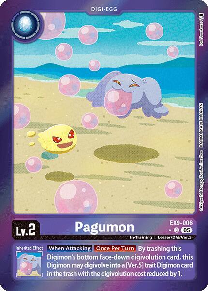 Pagumon [EX9-006] (Limited Foil) [Versus Monsters] (ONLINE ORDER ONLY)