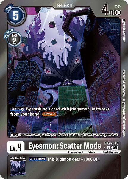 Eyesmon: Scatter Mode [EX9-048] (Limited Foil) [Versus Monsters] (ONLINE ORDER ONLY)