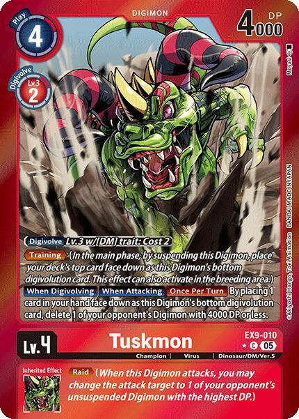 Tuskmon [EX9-010] (Limited Foil) [Versus Monsters] (ONLINE ORDER ONLY)